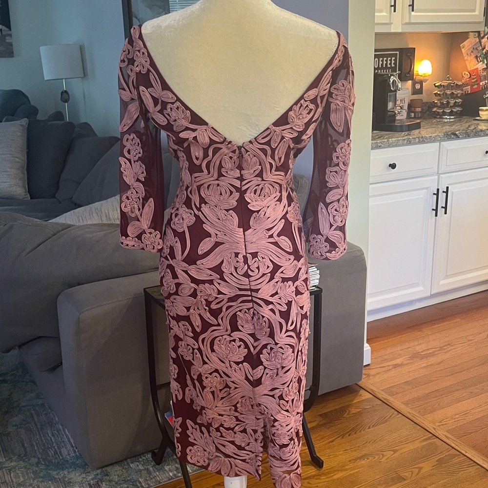 JS Collections Burgundy Dress - Picture 4 of 10
